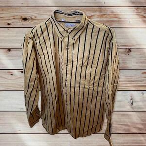 BUGLE BOY CO SIZE LARGE GOLDEN YELLOW WITH BLACK STRIPES